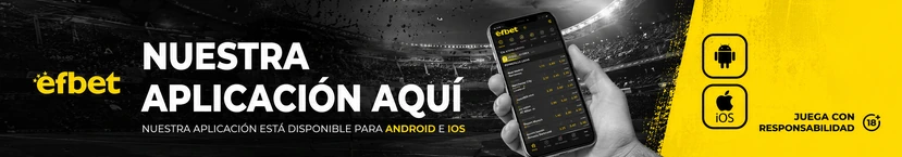 Efbet app móvil para casino y apuestas deportivas